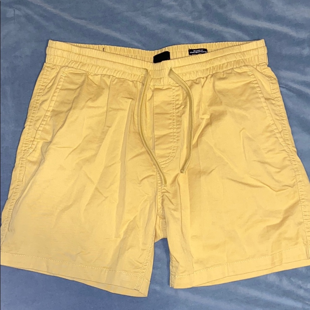 Yellow H&M shorts